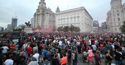 Fire at Liver Building as Liverpool fans celebrate Premier League title win - dailystar.co.uk