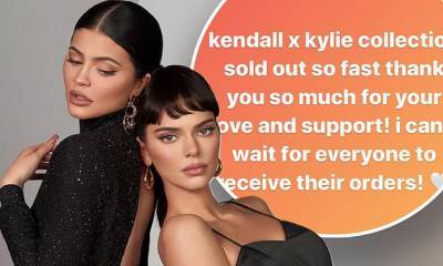 Kylie Jenner - Kylie Jenner thanks her fans for their 'love and support' after Kendall x Kylie collection sells out - dailymail.co.uk
