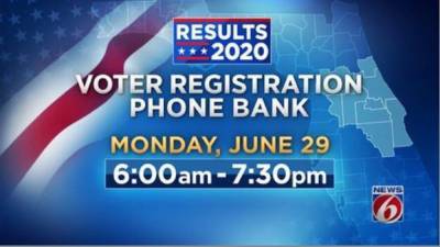 TODAY: News 6 hosts voter registration phone bank - clickorlando.com - county Orange