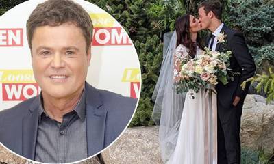 Donny Osmond - Donny Osmond's son weds in backyard ceremony following cancelation of original venue due to COVID-19 - dailymail.co.uk - state Utah