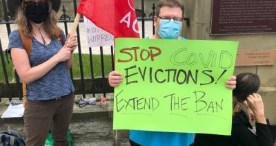Nova Scotia - Rally outside Nova Scotia legislature calls for extension to coronavirus eviction ban - globalnews.ca