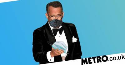 Tom Hanks - Tom Hanks says ‘shame on you’ to people refusing to wear masks amid coronavirus pandemic - metro.co.uk