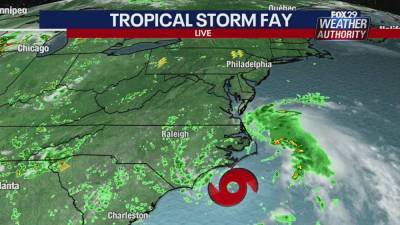 Tropical Storm Warning posted for New Jersey as Fay forms along coast - fox29.com - state New Jersey - state North Carolina - county Cape May
