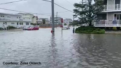 Jersey Shore begins to feel effects of Tropical Storm Fay, flooding reported - fox29.com - state New Jersey - state Delaware - county Sussex - Jersey - county Cape May
