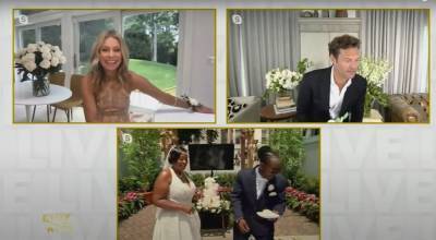 Ryan Seacrest - Kelly Ripa And Ryan Seacrest Help Couple Whose Wedding Was Cancelled Due To COVID-19 Get Married On ‘Live’ - etcanada.com - city New York