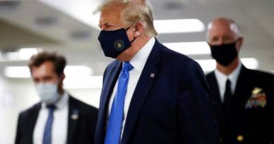 Donald Trump - Walter Reed - Coronavirus: Trump wears face mask for first time during a public appearance - globalnews.ca - Washington