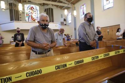 Mass celebrated after fire damages centuries-old church - clickorlando.com - state California - city San Gabriel