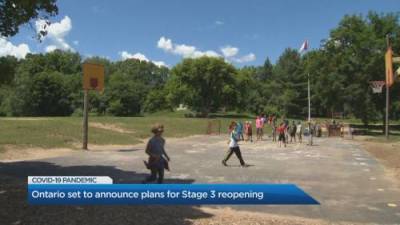 Miranda Anthistle - A preview of Stage 3 of Ontario’s reopening plan - globalnews.ca - county Ontario