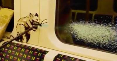 TfL removes Banksy's coronavirus artwork on Tube for 'violating anti-graffiti policy' - dailystar.co.uk