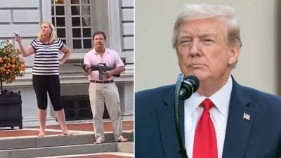 Mike Parson - Mark Maccloskey - Patricia Maccloskey - Trump may intervene in case of St. Louis couple wielding guns at protesters, Missouri governor says - fox29.com - state Missouri - county St. Louis