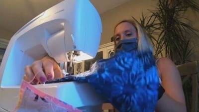 NJ woman creates business out of making masks for children - fox29.com - county Atlantic