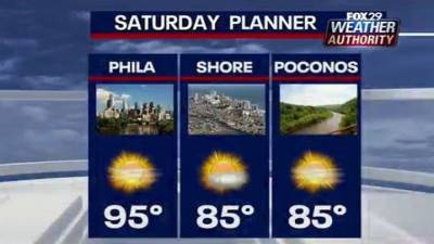 Scott Williams - Weather Authority: Sunny, dry Saturday as temperatures ramp up into 90s - fox29.com