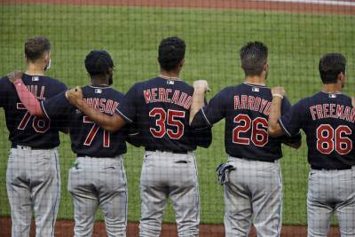Francisco Lindor - Brothers in arms; Indians show support for social justice - clickorlando.com - India - city Pittsburgh - county Cleveland