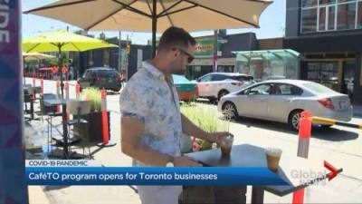 Miranda Anthistle - CafeTO program opens for businesses in Toronto - globalnews.ca