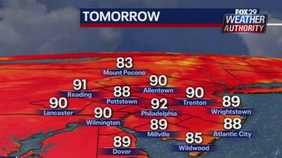 Weather Authority: Warm Thursday with sunny skies - fox29.com
