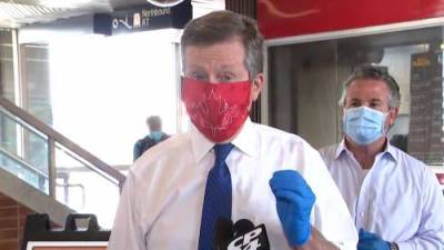 John Tory - Coronavirus: Masks, face coverings now mandatory on TTC, Toronto mayor says - globalnews.ca