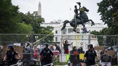 Andrew Jackson - Feds arrest ‘ringleader’ in attack on Andrew Jackson statue by White House - fox29.com - Washington - city Washington, area District Of Columbia - area District Of Columbia - county Lafayette