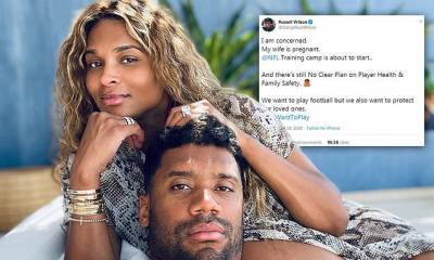 Russell Wilson - Russell Wilson expresses concerns over starting NFL season during pandemic with wife Ciara pregnant - dailymail.co.uk - city Seattle