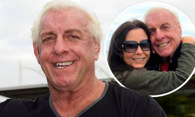 Ric Flair, 71, denies having COVID-19 but says his wife Wendy Barlow is battling the ailment - dailymail.co.uk - New York - city New York - Georgia