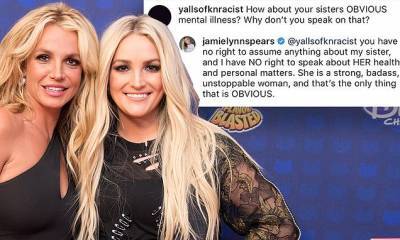 Jamie Lynn Spears - Jamie Lynn Spears says she has 'no right to speak' about her sister's 'personal matters' or health - dailymail.co.uk