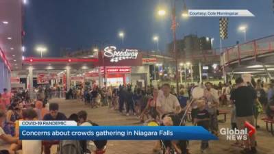 Albert Delitala - Video appears to show crowded scene in Niagara Falls, Ont. - globalnews.ca - county Niagara
