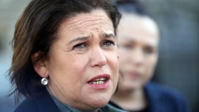 Mary Lou Macdonald - Sinn Féin - 'Miserly' stimulus package 'lacks ambition' - McDonald - rte.ie - Ireland