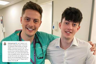 Alex George - Love Islander - Love Island’s Dr Alex George reveals his younger brother Llyr has died after mental health battle - thesun.co.uk