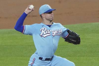 Cy Young - Corey Kluber - Rangers' Kluber lasts 1 inning in 1st start in 15 months - clickorlando.com - India - state Texas - state Colorado - county Arlington