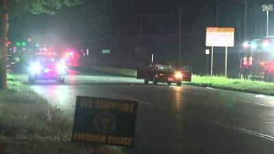 Driver strikes, critically injures pedestrian on Route 73 - fox29.com - county Burlington