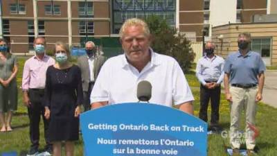Doug Ford - Coronavirus: No plan to roll back reopening in Ottawa, announcement coming on Toronto, Peel and Windsor-Essex - globalnews.ca - county Ontario - city Ottawa - county Windsor - county Essex