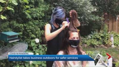 Mississauga hair salon now mobile and exclusively outdoors - globalnews.ca