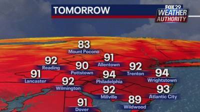 Weather Authority: Sunny Wednesday ahead as temps remain hot - fox29.com