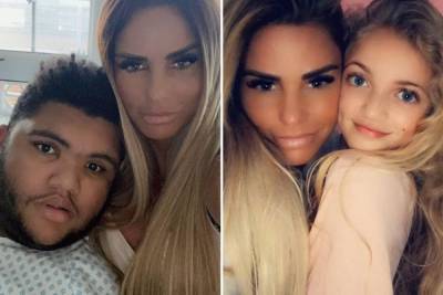 Katie Price’s daughter Princess says brother Harvey is ‘doing good’ but fears he may catch coronavirus - thesun.co.uk