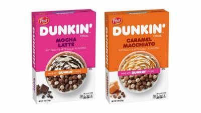 Dunkin', Post team up for coffee-flavored cereal - fox29.com