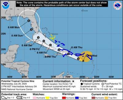 Ron Desantis - Florida governor says he’s monitoring potential tropical cyclone ‘very closely' - clickorlando.com - state Florida - county Clearwater