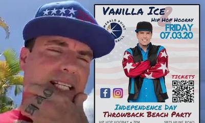 Greg Abbott - Vanilla Ice CANCELS Austin concert due to pandemic backlash - dailymail.co.uk - state Texas