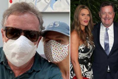Piers Morgan - Lizzie Cundy - Piers Morgan takes face mask selfie with wife Celia as they enjoy ‘covid date night’ - thesun.co.uk - Britain