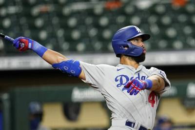 Edwin Ríos - All quiet till Ríos HR in 13th lifts Dodgers over Astros 4-2 - clickorlando.com - Los Angeles - Houston