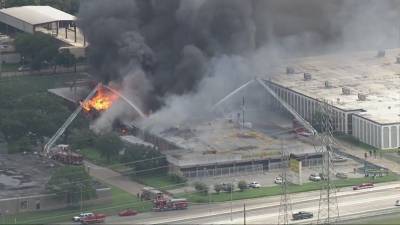 Shelter-in-place ordered as firefighters battle massive fire at southwest Houston warehouse - fox29.com - city Houston - Houston