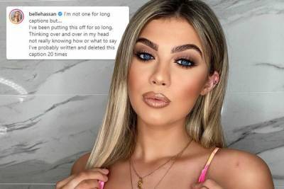 Belle Hassan - Love Island’s Belle Hassan reveals she’s had ‘long hard battle’ with mental health that forced her to quit social media - thesun.co.uk