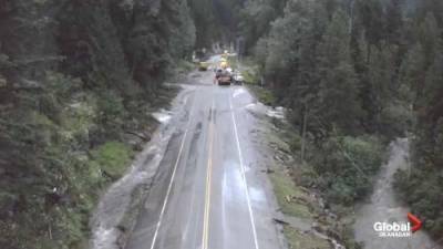 Drone video of Trans-Canada Highway flood repair in B.C. - globalnews.ca - Canada