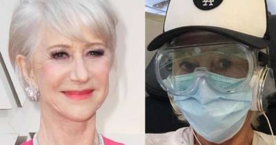 Dame Helen Mirren wears face mask and goggles during flight amid pandemic: 'It's a look' - msn.com