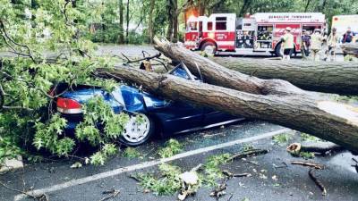 Storms wreak havoc across the Delaware Valley Monday - fox29.com - state Delaware - county Bucks