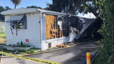 WATCH LIVE: Sky 6 flies over charred Lake County home where 2 bodies found - clickorlando.com - state Florida - county Lake