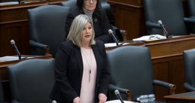 Doug Ford - Andrea Horwath - Mike Schreiner - Opposition parties call on Ford to mandate air conditioning in long-term care homes - globalnews.ca