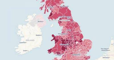 Coronavirus heat map of Covid-19 hotspots shows just how bad outbreak is in your area - mirror.co.uk - Britain - Ireland - city London