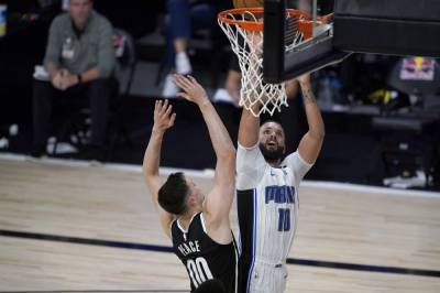 Nikola Vucevic - Evan Fournier - Orlando beats Brooklyn in team’s first game in NBA restart - clickorlando.com - Washington - county Kings - Sacramento, county Kings