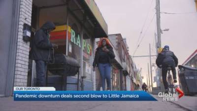 Coronavirus deals 2nd blow to Toronto’s construction-laden Little Jamaica - globalnews.ca - city Crosstown - Jamaica
