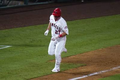 Anthony Rendon - Trout homers twice, helps Angels rally to 10-9 win over A's - clickorlando.com - Los Angeles - city Los Angeles