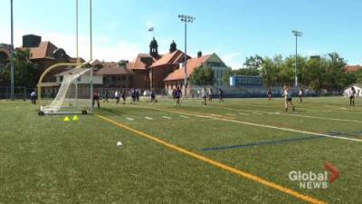 John Abbott College athletes back on the pitch after a long COVID-19 induced break - globalnews.ca